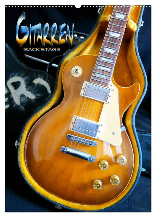 Gitarren backstage (CALVENDO Wandkalender 2027)
