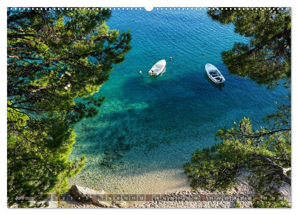 Kroatien - Landschaften am Mittelmeer (CALVENDO Premium Wandkalender 2027)