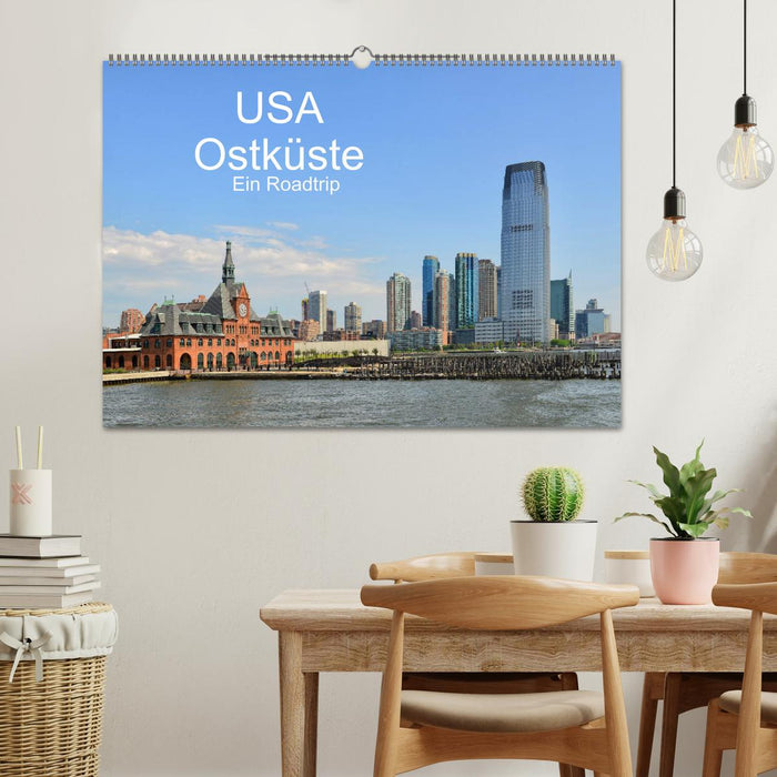 USA Ostküste Ein Road Trip (CALVENDO Wandkalender 2027)