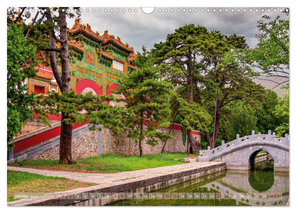 Palais et jardins impériaux à Pékin (CALVENDO Calendrier mensuel 2027)