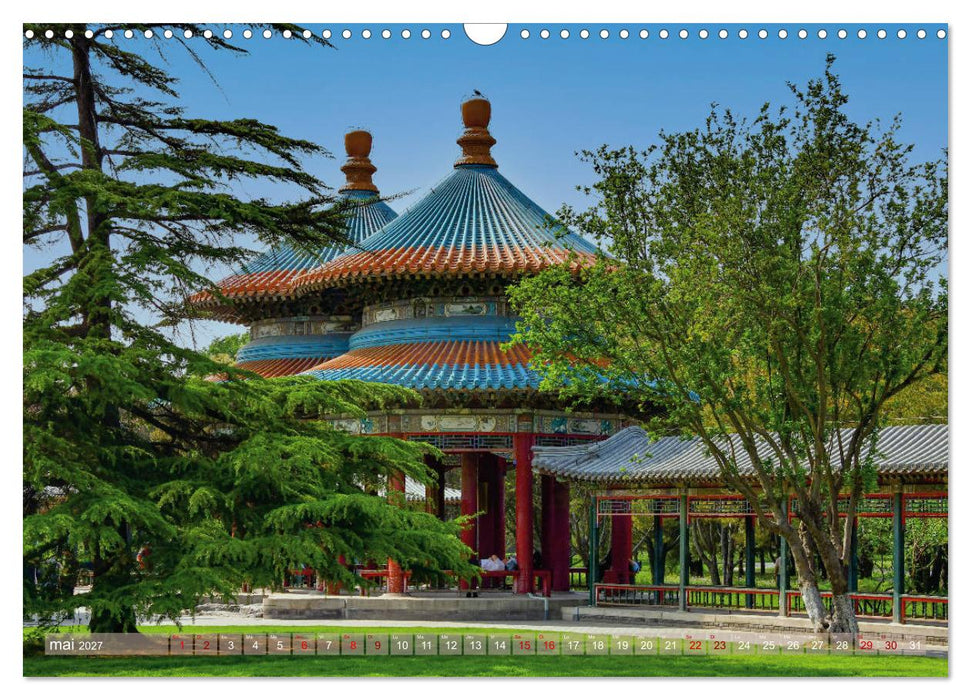 Palais et jardins impériaux à Pékin (CALVENDO Calendrier mensuel 2027)