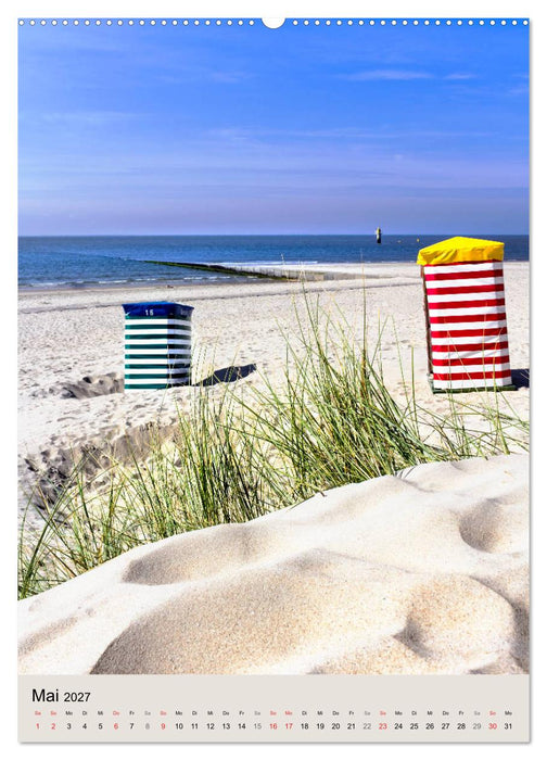 Borkum Strandspaziergang (CALVENDO Wandkalender 2027)