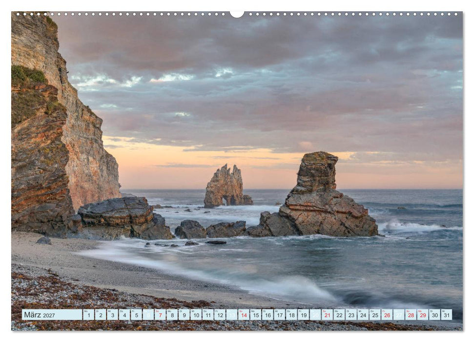 Nordspanien, wilde Atlantikküste und hohe Berge (CALVENDO Wandkalender 2027)