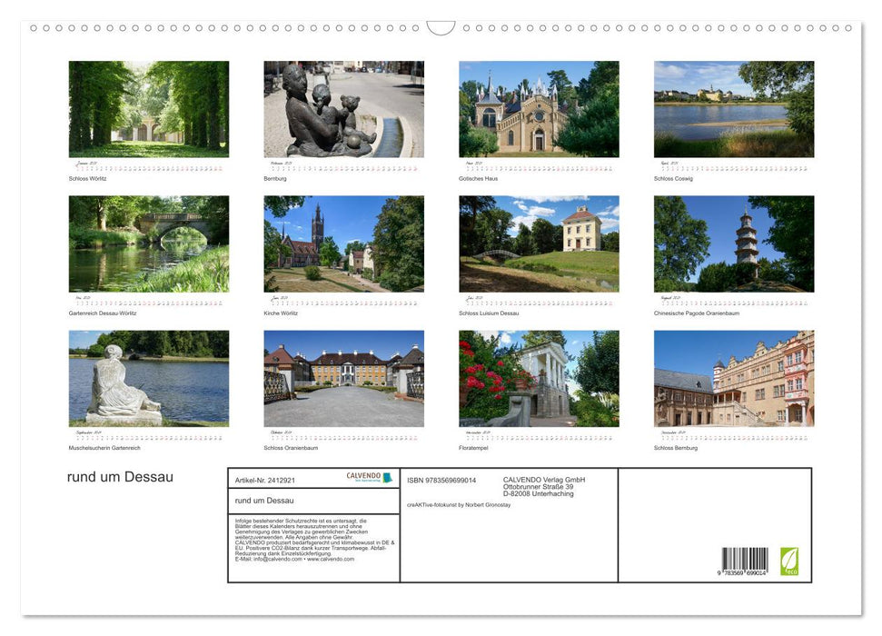 rund um Dessau (CALVENDO Wandkalender 2027)