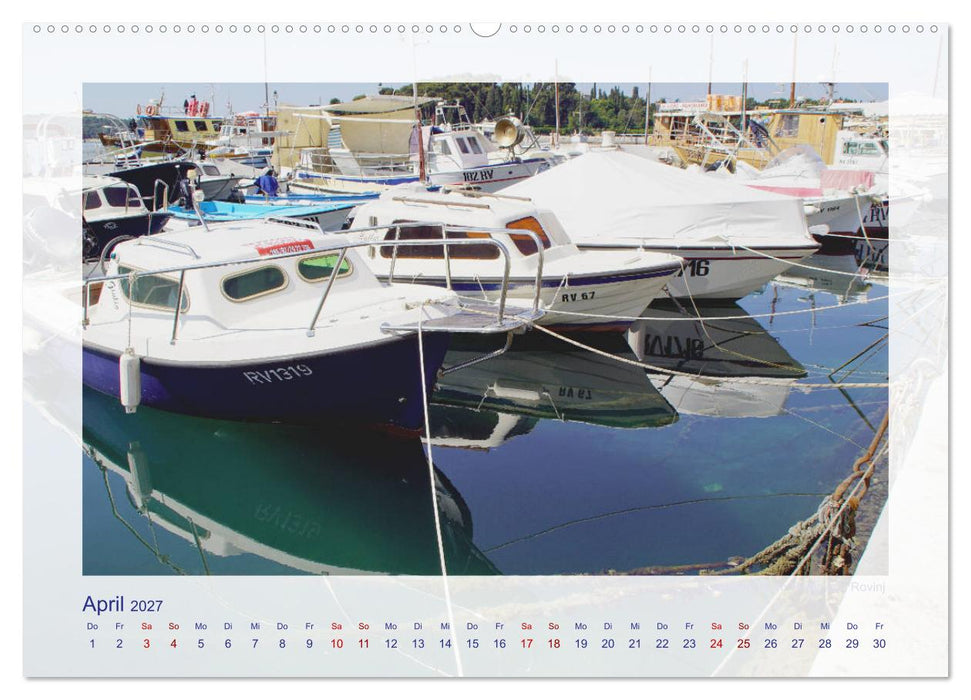 Schönes Istrien 2027 (CALVENDO Premium Wandkalender 2027)