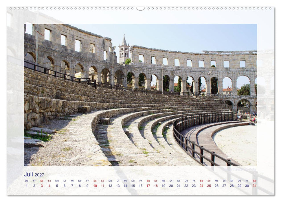 Schönes Istrien 2027 (CALVENDO Premium Wandkalender 2027)