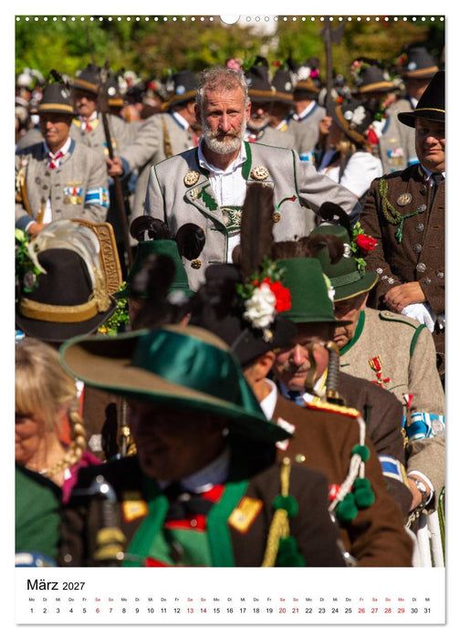 Bayerische Gebirgsschützen (CALVENDO Premium Wandkalender 2027)