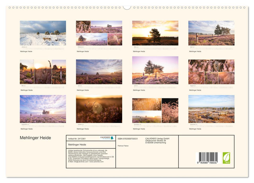 Mehlinger Heide (CALVENDO Wandkalender 2027)