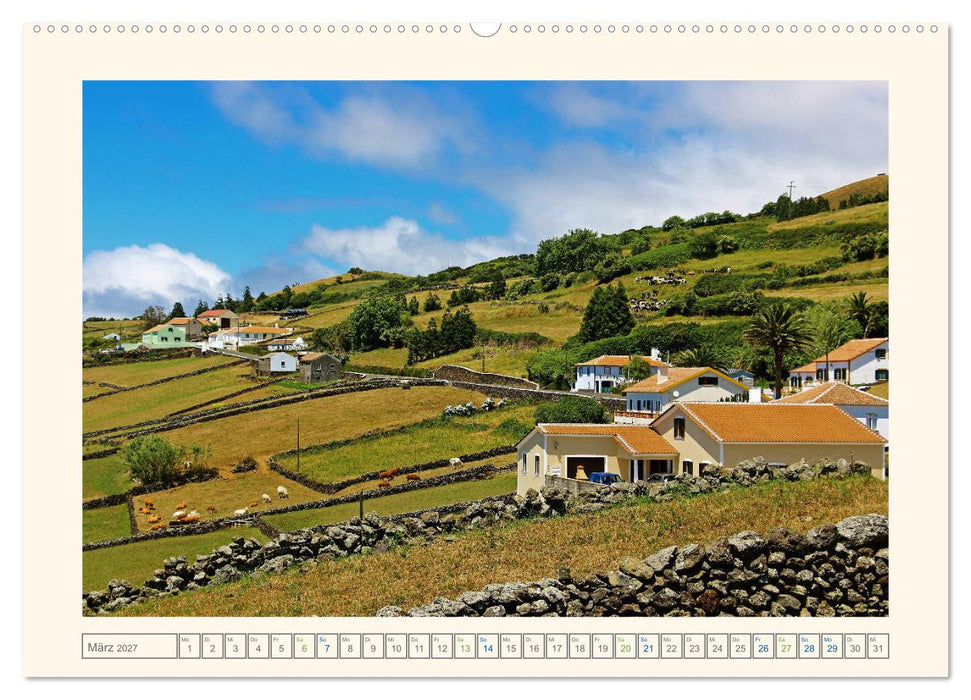 Archipel der Azoren im Nordatlantik (CALVENDO Wandkalender 2027)