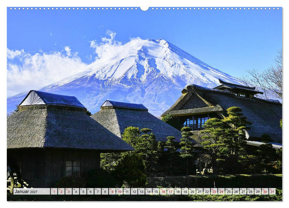 Exotische Bilderreise durch Japan (CALVENDO Premium Wandkalender 2027)