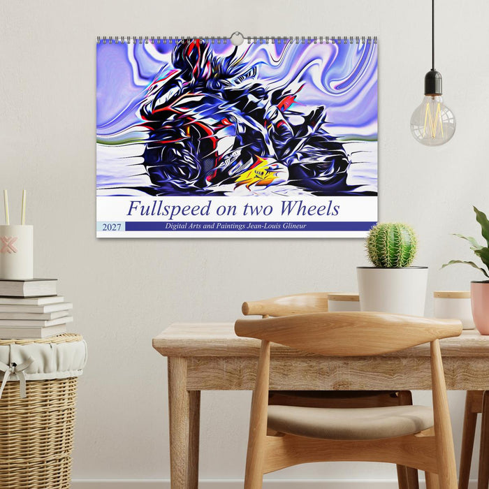 Fullspeed on two Wheels (CALVENDO Wandkalender 2027)