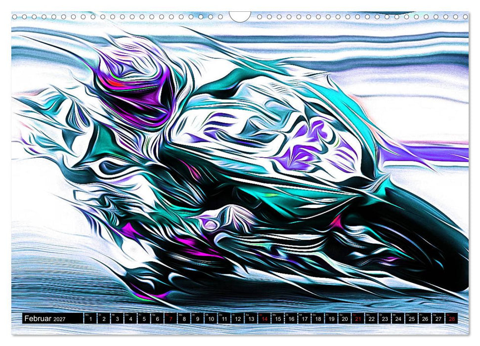 Fullspeed on two Wheels (CALVENDO Wandkalender 2027)