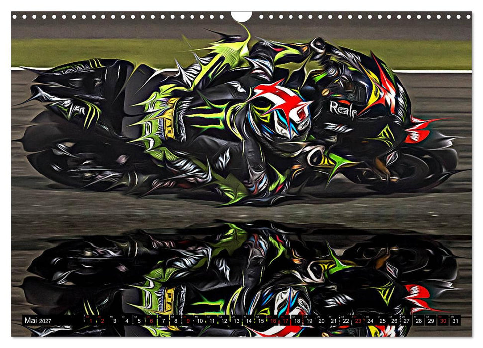 Fullspeed on two Wheels (CALVENDO Wandkalender 2027)