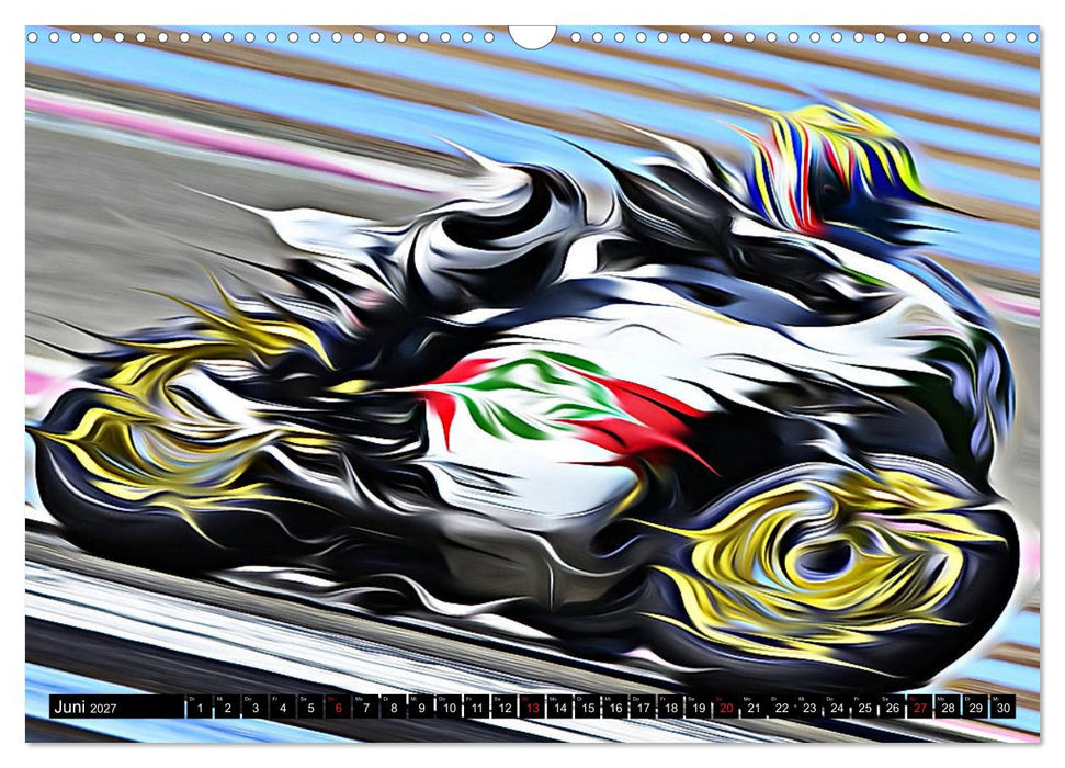Fullspeed on two Wheels (CALVENDO Wandkalender 2027)