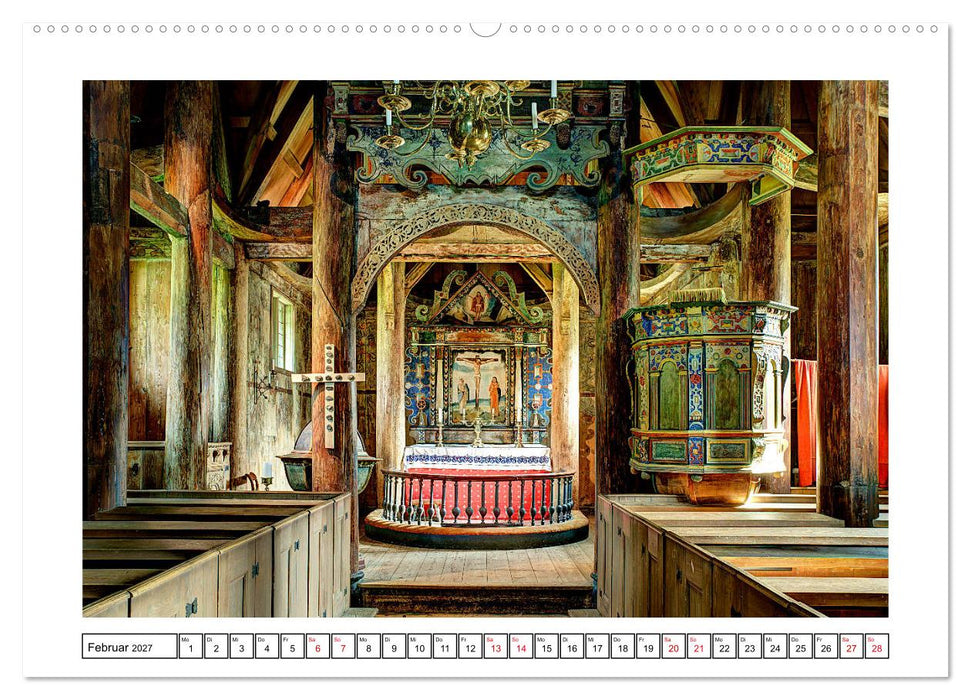 Süd - Norwegen (CALVENDO Premium Wandkalender 2027)