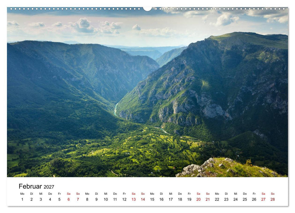 Montenegro - Im Land der schwarzen Berge (CALVENDO Wandkalender 2027)