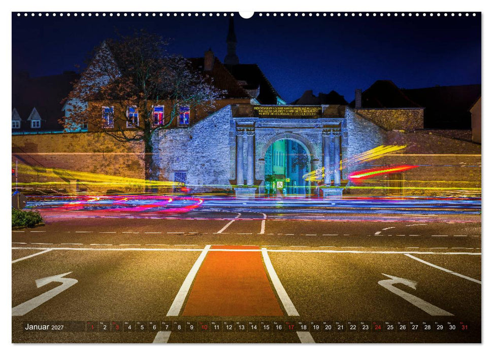 Osnabrück für Nachtschwärmer (CALVENDO Wandkalender 2027)