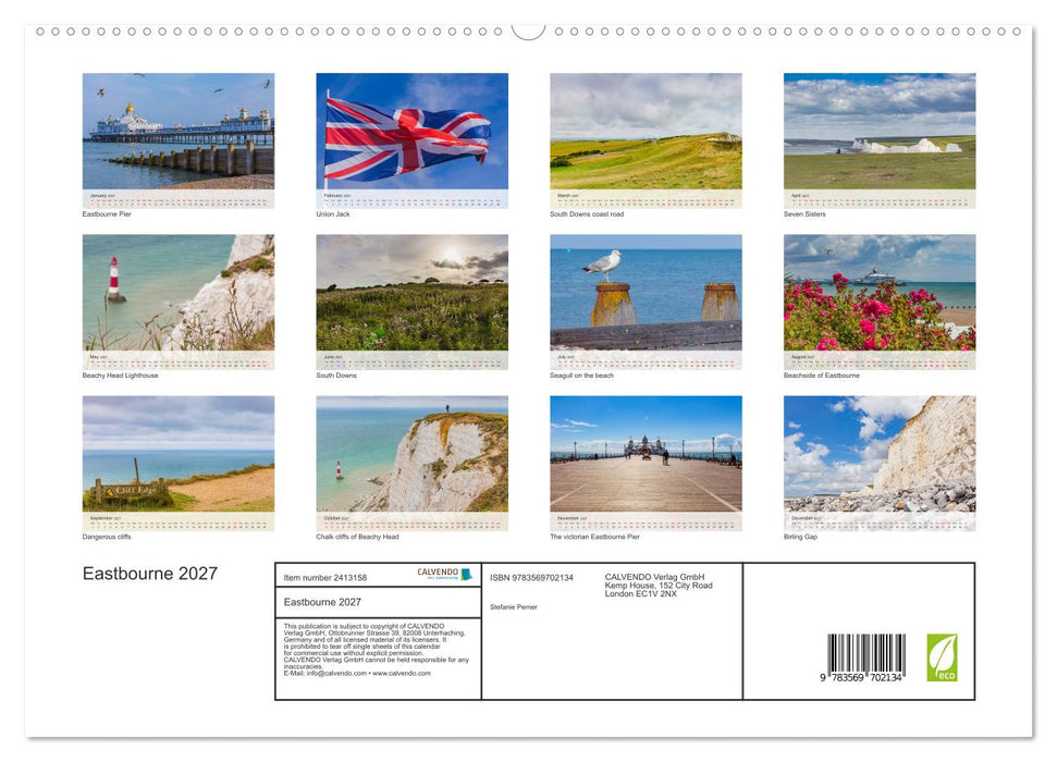 Eastbourne 2027 (CALVENDO Premium-Calendar 2027)