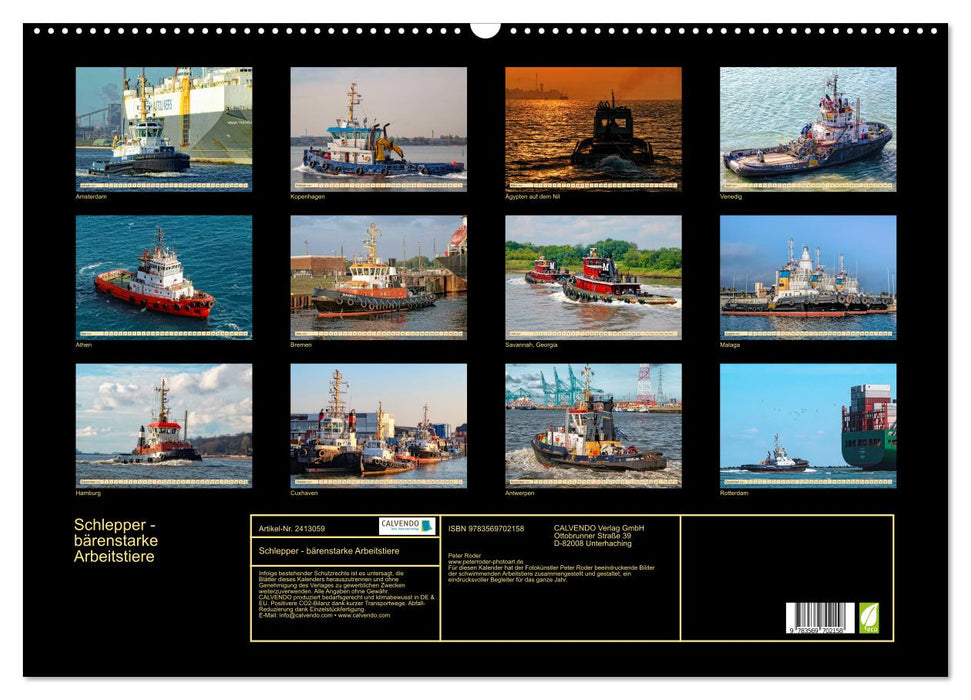 Schlepper - bärenstarke Arbeitstiere (CALVENDO Wandkalender 2027)