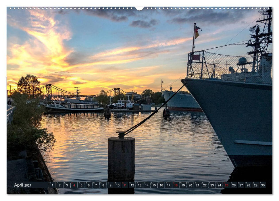 Wilhelmshaven, maritime Bilderreise (CALVENDO Premium Wandkalender 2027)