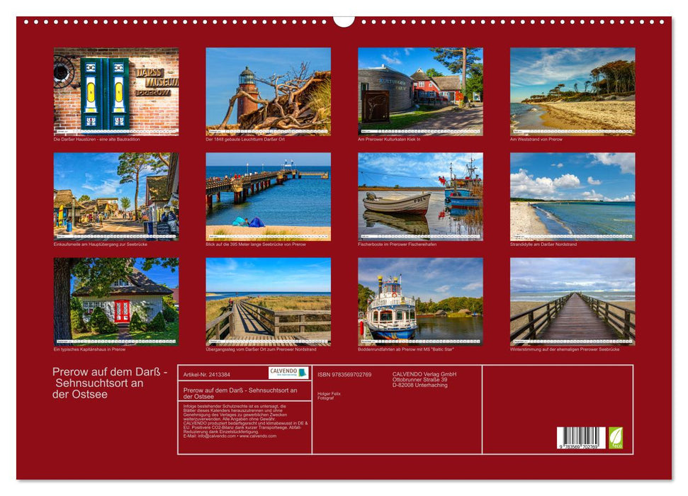 Prerow auf dem Darß - Sehnsuchtsort an der Ostsee (CALVENDO Wandkalender 2027)