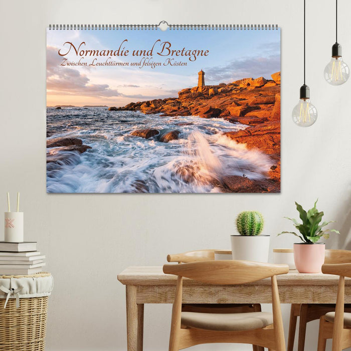 Normandie und Bretagne: Zwischen Leuchttürmen und felsigen Küsten (CALVENDO Wandkalender 2027)
