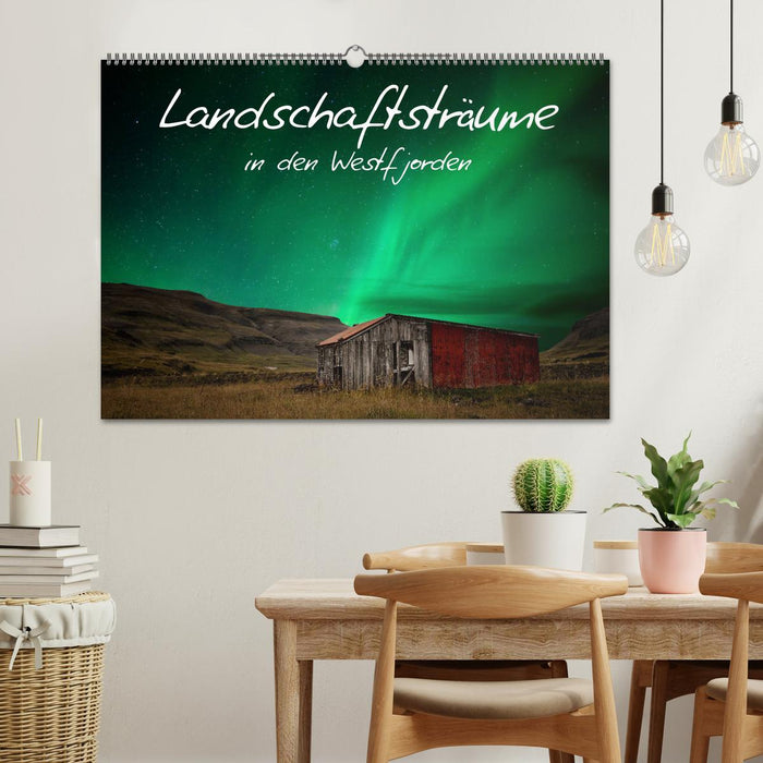 Landschaftsträume in den Westfjorden (CALVENDO Wandkalender 2027)