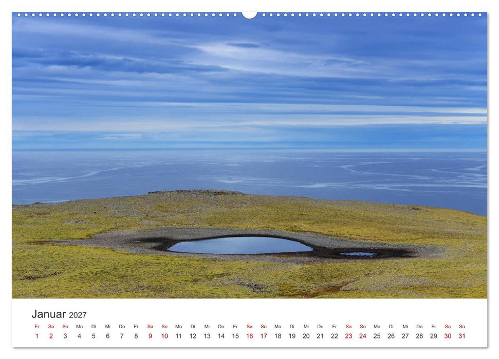 Landschaftsträume in den Westfjorden (CALVENDO Wandkalender 2027)