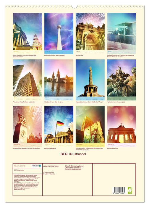 BERLIN ultracool (CALVENDO Wandkalender 2027)