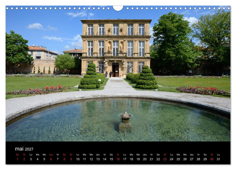 Aix-en-Provence: Capitale du Roi René (CALVENDO Calendrier mensuel 2027)