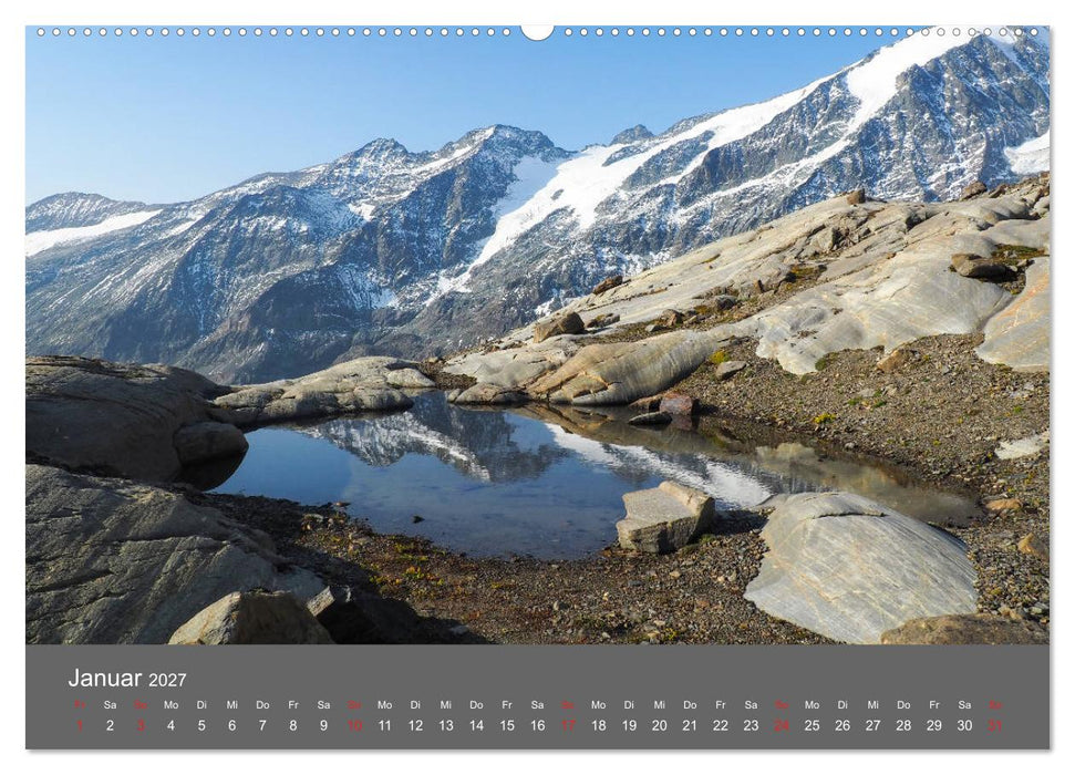 Bergseen der Alpen (CALVENDO Premium Wandkalender 2027)