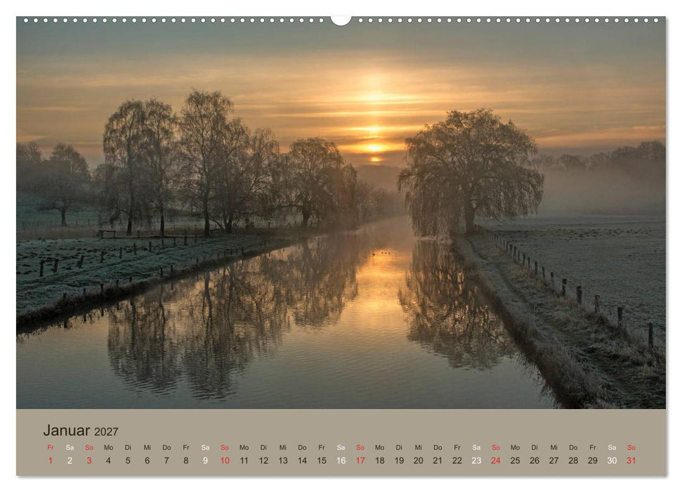 Lichtstimmungen im schönen Schleswig Holstein (CALVENDO Wandkalender 2027)