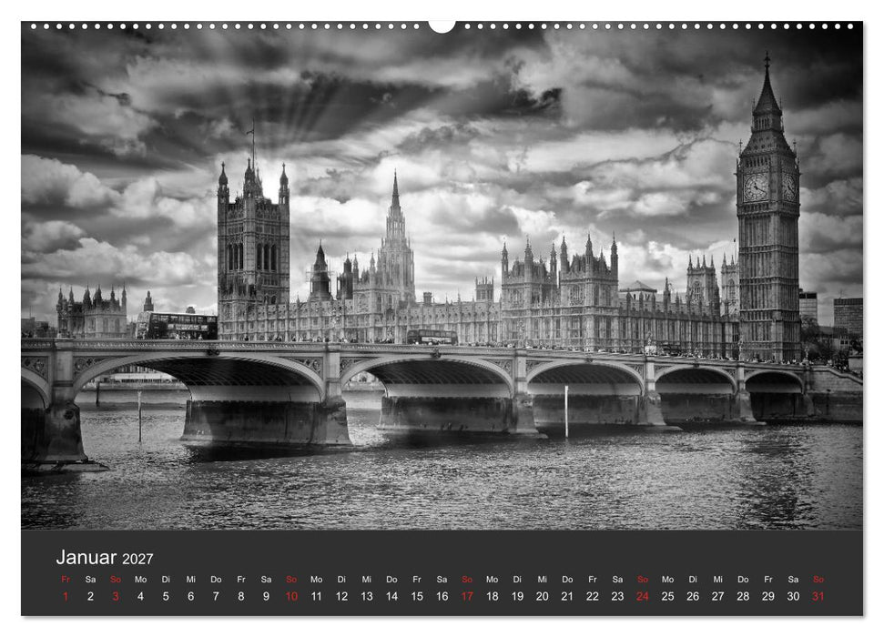 URBANE FOTOGRAFIE Zwölf klassische Impressionen (CALVENDO Wandkalender 2027)