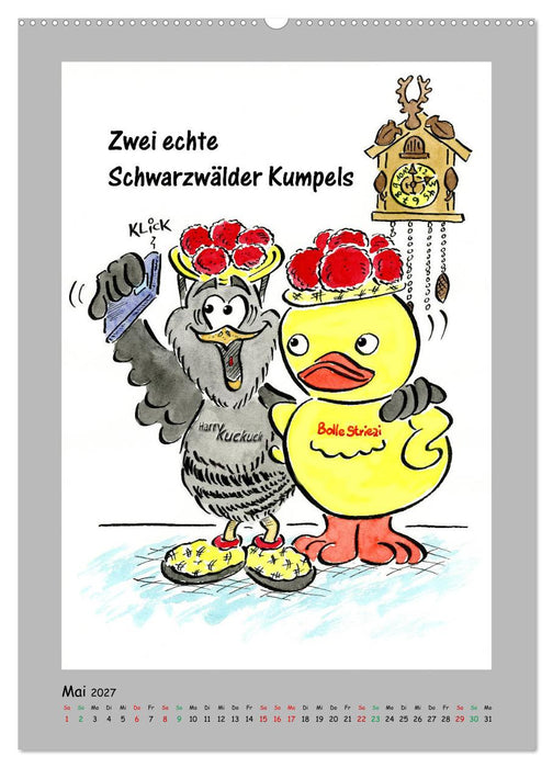HarryKuckuck - Der Schwarzwald ruft (CALVENDO Premium Wandkalender 2027)
