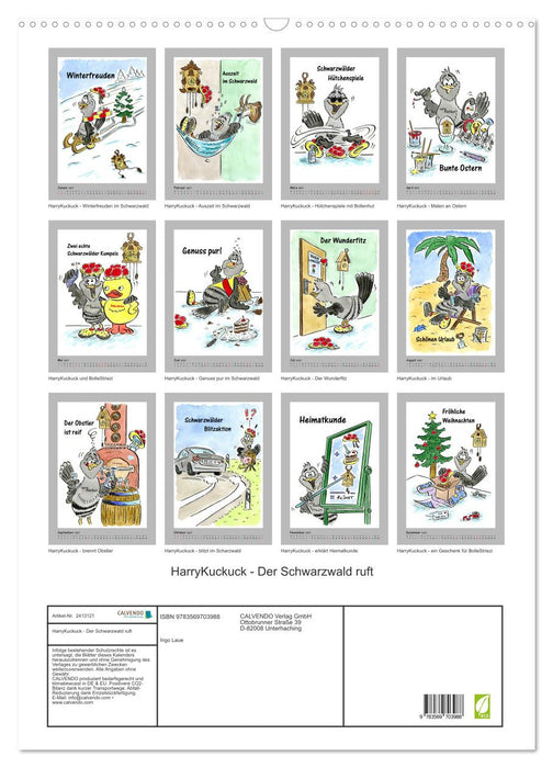 HarryKuckuck - Der Schwarzwald ruft (CALVENDO Wandkalender 2027)