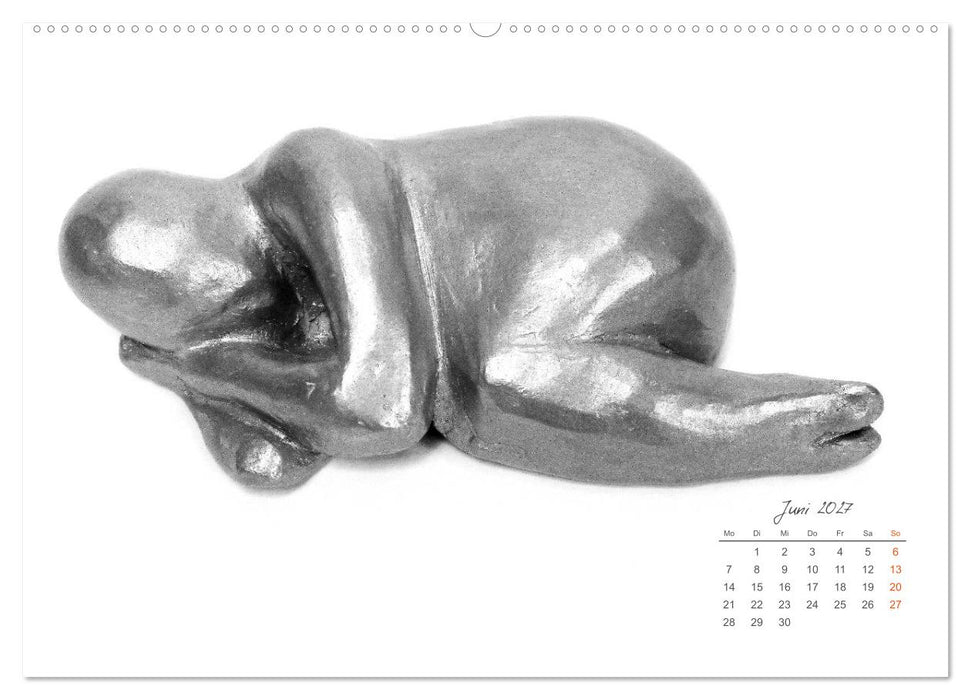 Gefühle in Ton geformt - Intuitives plastisches Gestalten mit Tonerde (CALVENDO Wandkalender 2027)