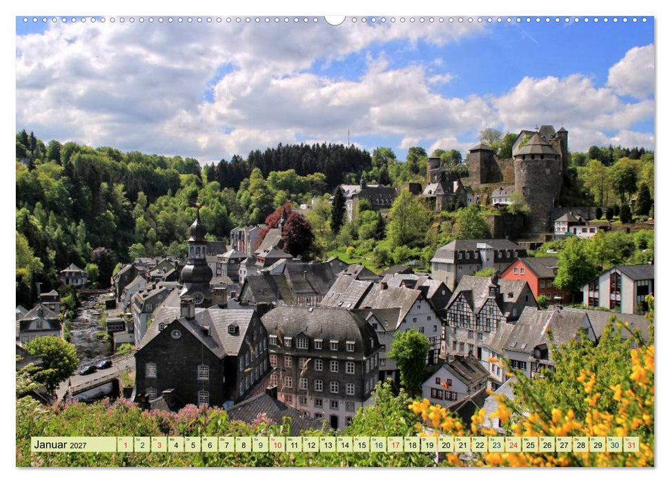 Die schönsten Orte der Eifel - Monschau (CALVENDO Premium Wandkalender 2027)