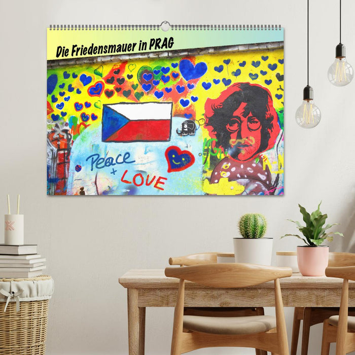 Die Friedensmauer in Prag (CALVENDO Wandkalender 2027)