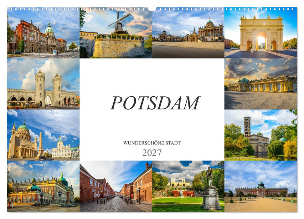 Potsdam Wunderschöne Stadt (CALVENDO Wandkalender 2027)