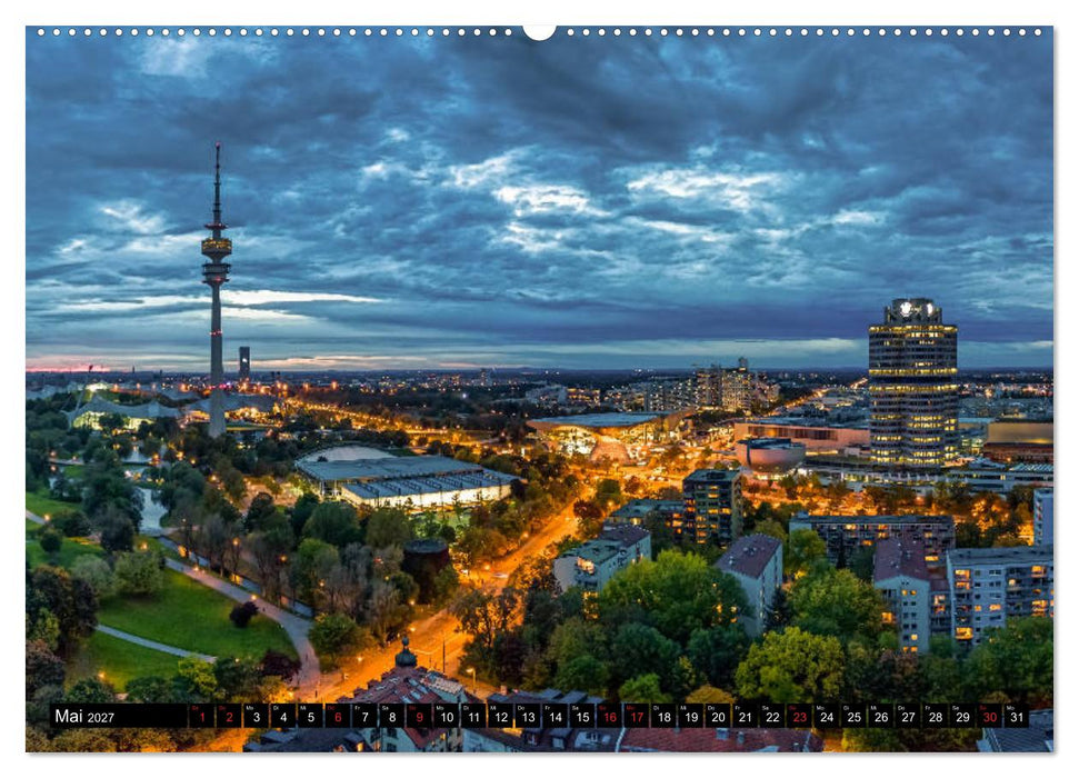 Mein München aus der Luft (CALVENDO Premium Wandkalender 2027)