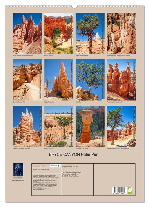 BRYCE CANYON Natur Pur (CALVENDO Wandkalender 2027)