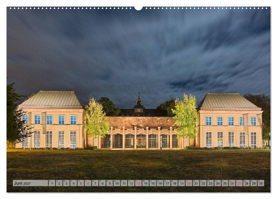 Leipzig - Fotografiert bei Nacht von Michael Allmaier (CALVENDO Wandkalender 2027)