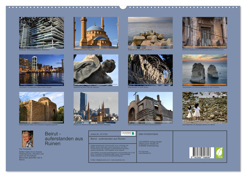 Beirut - auferstanden aus Ruinen (CALVENDO Premium Wandkalender 2027)