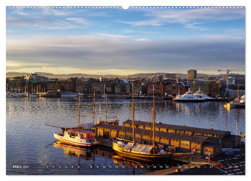 Oslo - Norwegen (CALVENDO Premium Wandkalender 2027)
