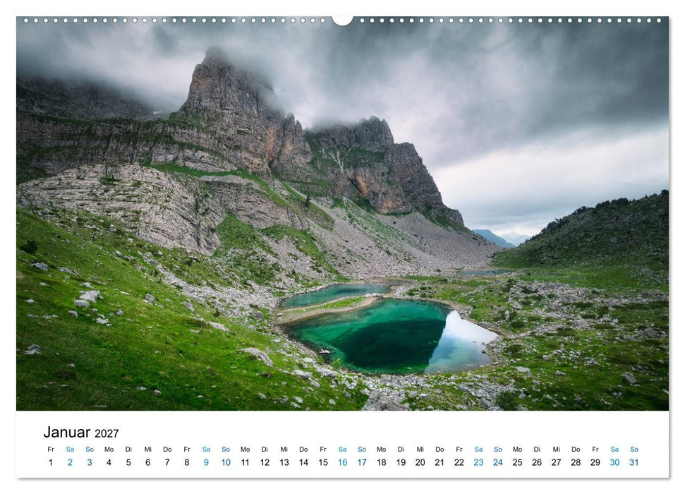 Albanien - Europas geheimes Paradies (CALVENDO Wandkalender 2027)