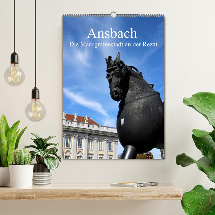 Ansbach - Die Markgrafenstadt an der Rezat (CALVENDO Wandkalender 2027)