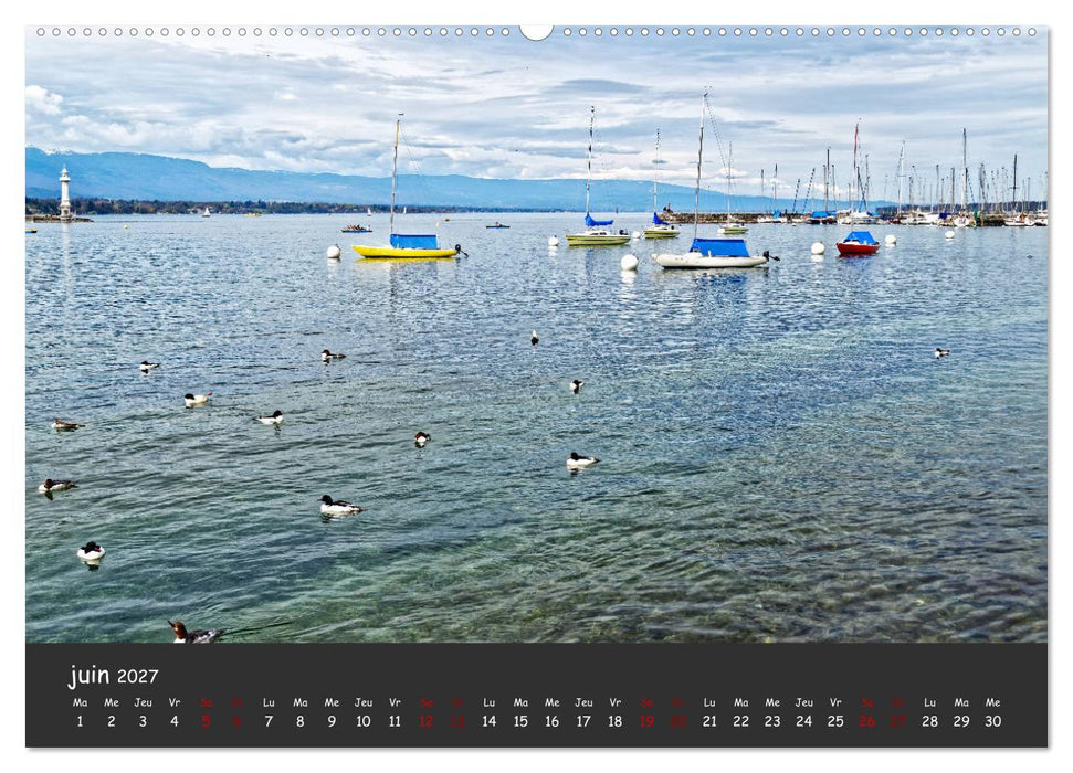 Au fil de l'eau... LAC LEMAN (CALVENDO Calendrier supérieur 2027)