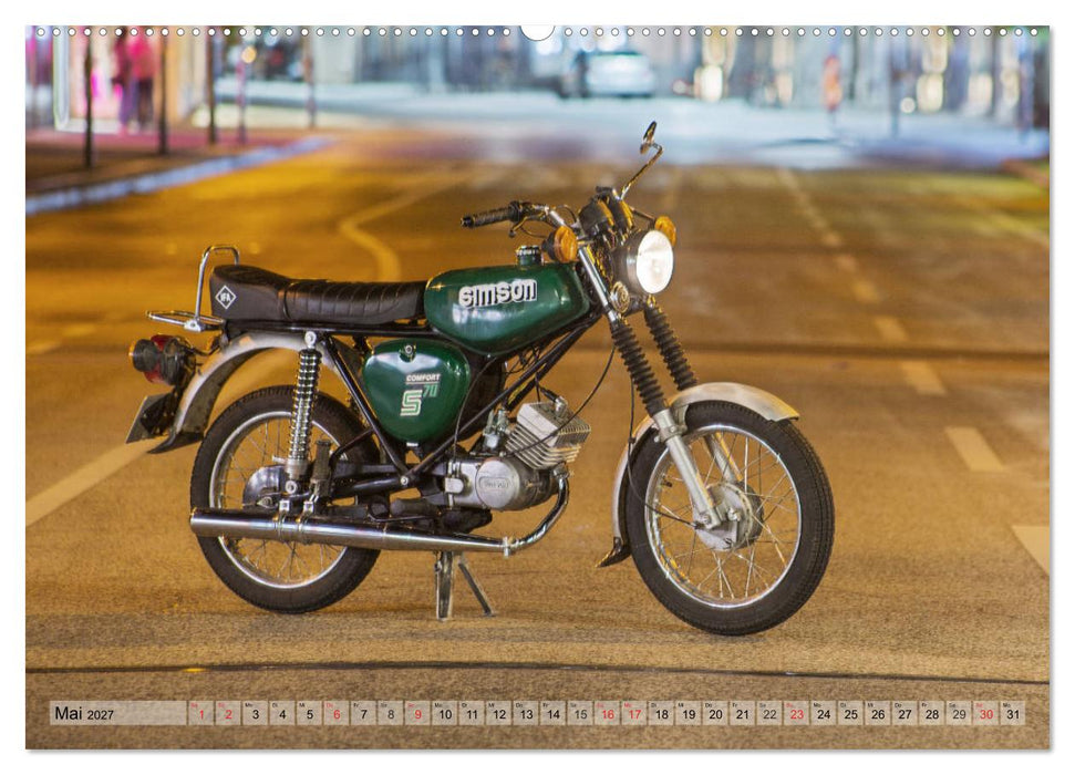 Oldtimer Mopeds - fotografiert von Michael Allmaier (CALVENDO Wandkalender 2027)