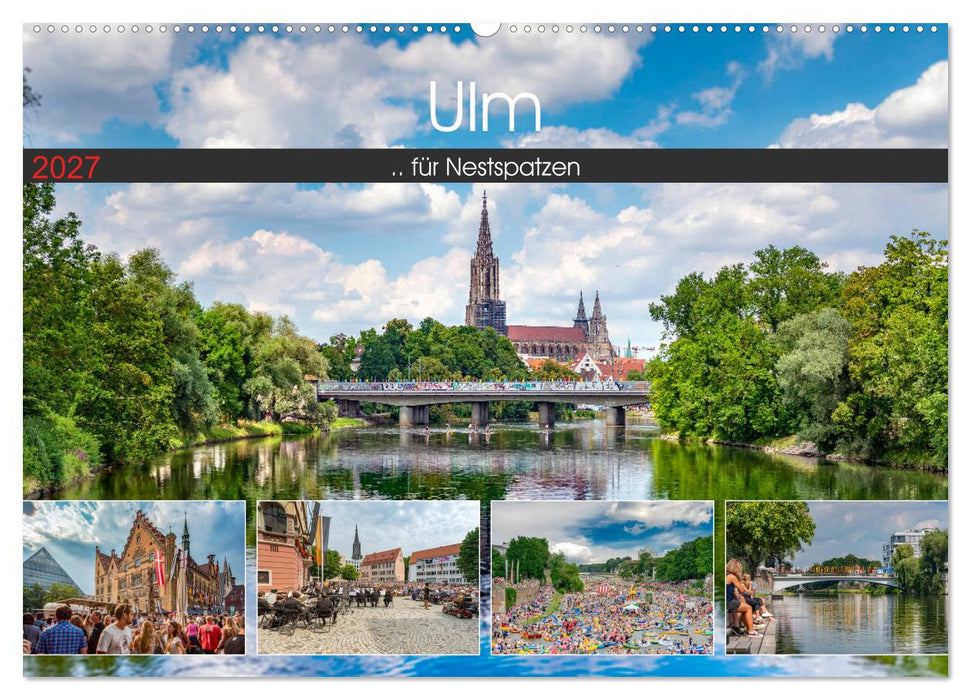 Ulm für Nestspatzen (CALVENDO Wandkalender 2027)