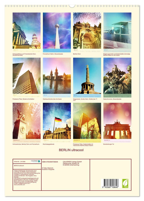 BERLIN ultracool (CALVENDO Premium Wandkalender 2027)